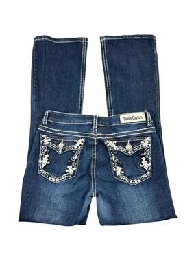 Denim Couture Royal‎ Fleur Embellished Jeans